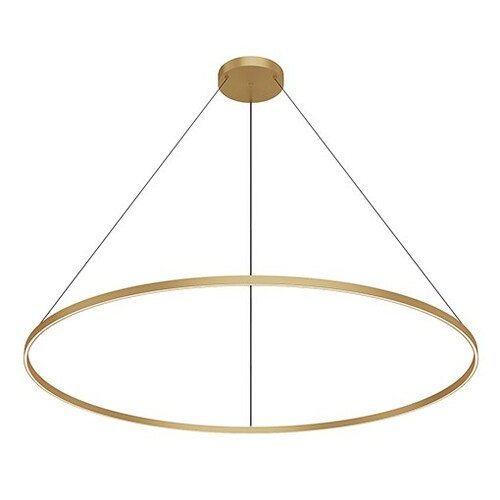 Kuzco Lighting Cerchio 71-Inch LED Ring Pendant in Brushed Gold by Kuzco Lighting PD87772-BG