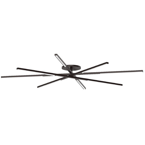 Visual Comfort Modern Collection Cityscape X-Grande LED Flush Mount in Bronze by Visual Comfort Modern SLFM56527CCBZ