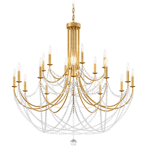 Schonbek Lighting Schonbek Worldwide Lighting Verdana Heirloom Gold Chandelier RJ1018N-22O