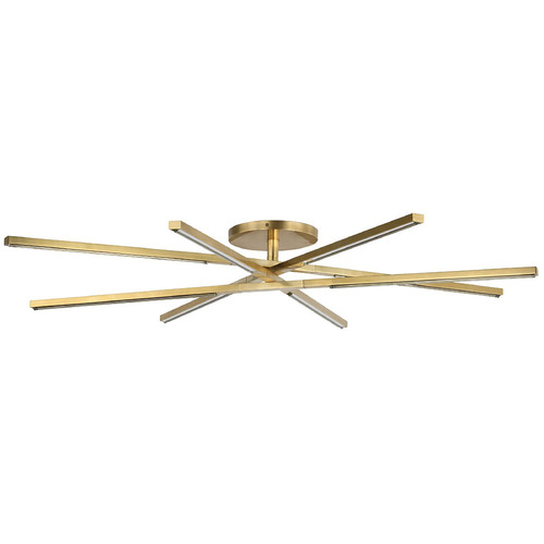 Visual Comfort Modern Collection Cityscape X-Grande LED Flush Mount in Brass by Visual Comfort Modern SLFM56527CCHAB
