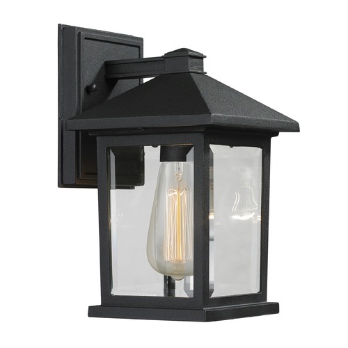 Z-Lite Portland Black Outdoor Wall Light by Z-Lite 531S-BK