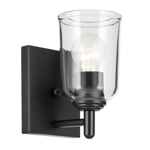 Kichler Lighting Kichler Lighting Shailene Black Sconce 45572BKCLR