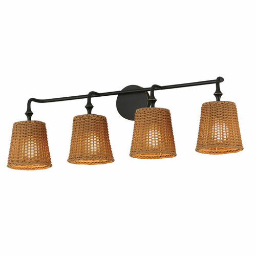 Maxim Lighting Baja 4-Light Bath Light in Dark Bronze by Maxim Lighting 21484NADBZ