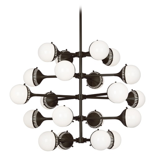 Robert Abbey Lighting Jonathan Adler Rio Deep Patina Bronze Chandelier by Robert Abbey Z789