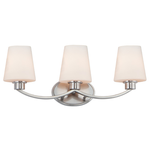 Maxim Lighting Maxim Lighting Shelter Satin Nickel Bathroom Light 11833SWSN