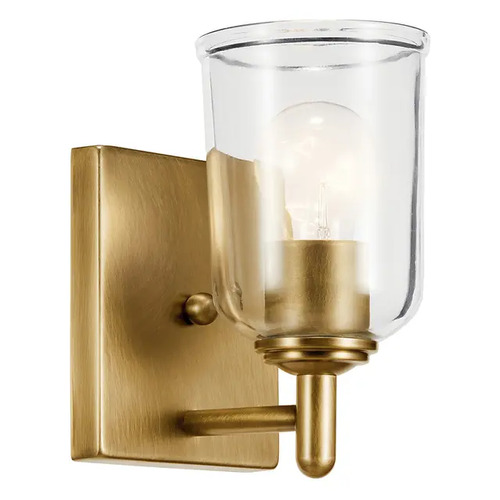 Kichler Lighting Kichler Lighting Shailene Natural Brass Sconce 45572NBRCLR