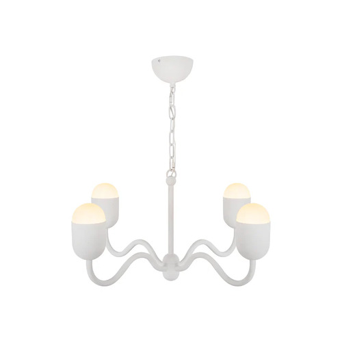 Alora Lighting Alora Lighting Effie Antique White Chandelier CH558427AWOP