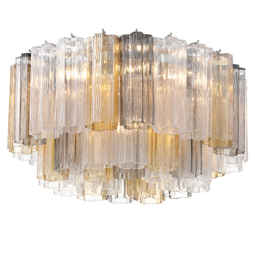 Crystorama Lighting Crystorama Lighting Addis Polished Chrome Flushmount Light ADD-321-CH-AU