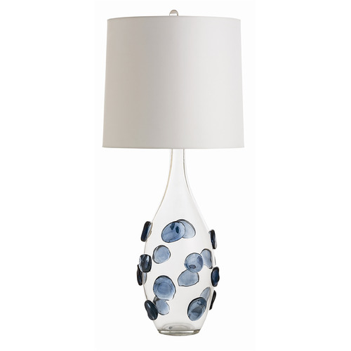 Arteriors Home Lighting Edge 33.5-Inch Table Lamp in Clear & Navy by Arteriors Home 17092-323