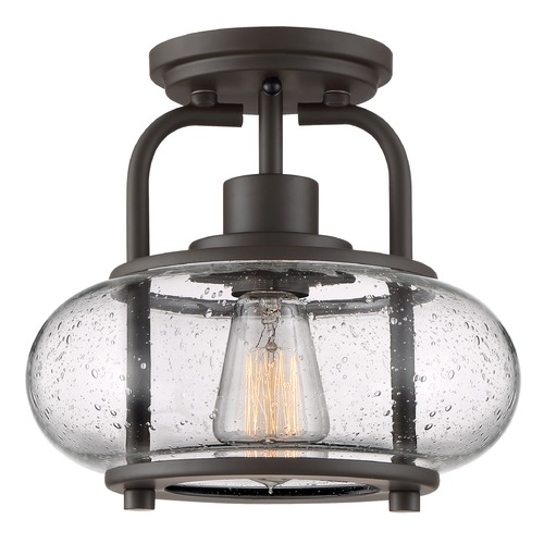 Quoizel Lighting Trilogy Semi-Flush Mount in Old Bronze by Quoizel Lighting TRG1710OZ