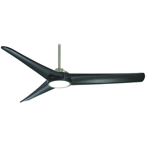 Minka Aire Timber 68-Inch LED Smart Fan in Brushed Nickel by Minka Aire F747L-BN/CL