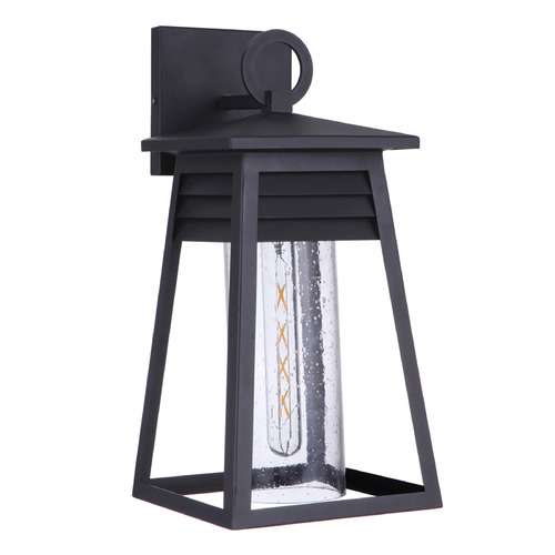 Craftmade Lighting Becca Textured Black Outdoor Wall Light by Craftmade Lighting ZA2714-TB