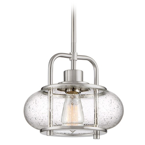 Quoizel Lighting Trilogy Pendant in Brushed Nickel by Quoizel Lighting TRG1510BN