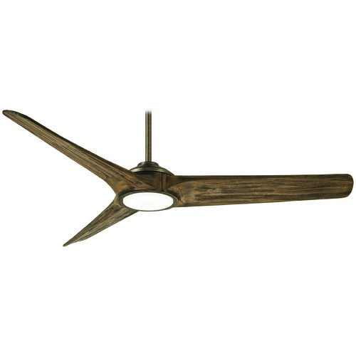 Minka Aire Timber 68-Inch LED Smart Fan in Heirloom Bronze by Minka Aire F747L-HBZ/AW