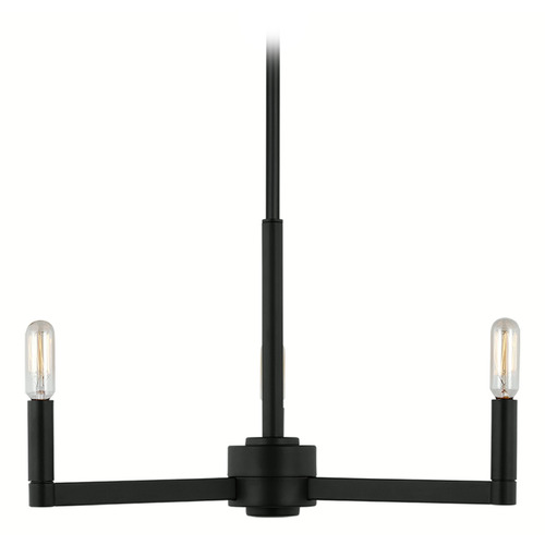 Visual Comfort Studio Collection Visual Comfort Studio Collection Fullton Midnight Black Chandelier 3164203-112