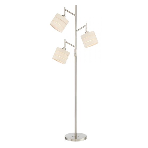 Lite Source Lighting Falan Brushed Nickel Floor Lamp by Lite Source Lighting LS-83040