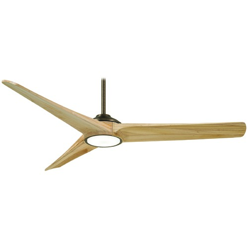 Minka Aire Timber 68-Inch LED Smart Fan in Heirloom Bronze by Minka Aire F747L-HBZ/MP