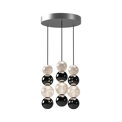 Alora Lighting Onyx Polished Nickel LED Multi-Light Pendant by Kuzco Lighting MP321803PN