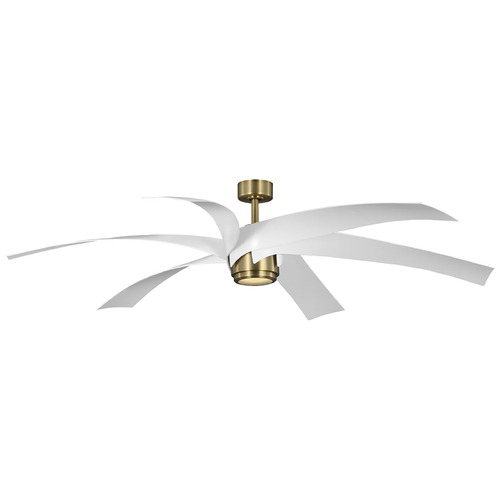 Progress Lighting Progress Lighting Insigna Vintage Brass LED Ceiling Fan with Light P250113-163-30