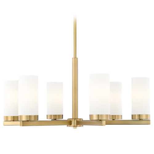 Z-Lite Z-Lite Danica Modern Gold Chandelier 3044-6MGLD