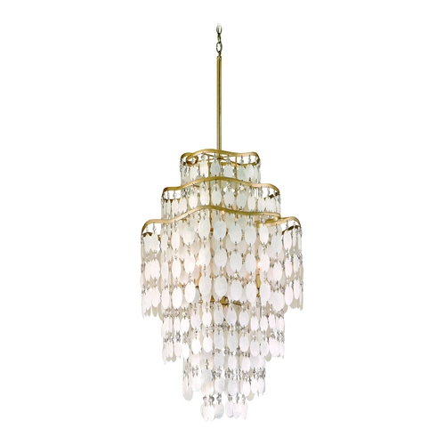 Corbett Lighting Dolce Champagne Leaf Linear Light by Corbett Lighting 109-47-CPL