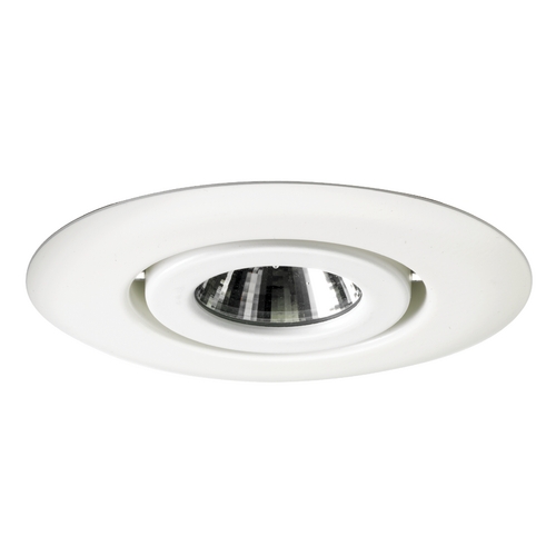 Juno Lighting Group Flush Gimbal Ring for 4-Inch Low Voltage Recessed Housing by Juno Lighting Group 440 WH