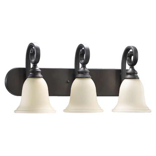 Quorum Lighting Bryant Oiled Bronze Bathroom Light by Quorum Lighting 5154-3-86