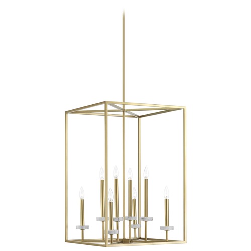 Progress Lighting Palacio Vintage Gold 8-Light Pendant by Progress Lighting P500106-078