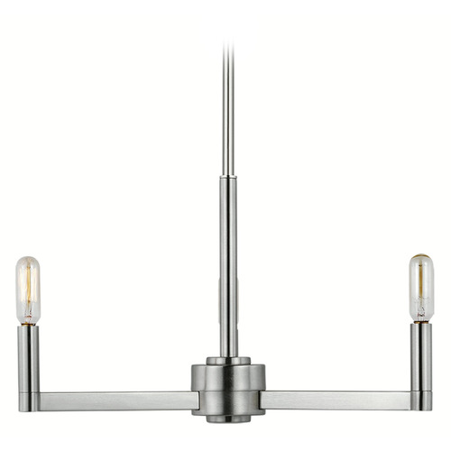 Visual Comfort Studio Collection Visual Comfort Studio Collection Fullton Brushed Nickel Chandelier 3164203-962