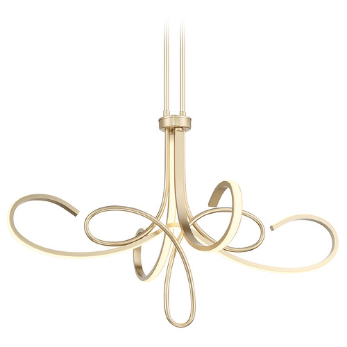 George Kovacs Lighting Astor 32-Inch LED Chandelier in Soft Gold by George Kovacs P5436-697-L