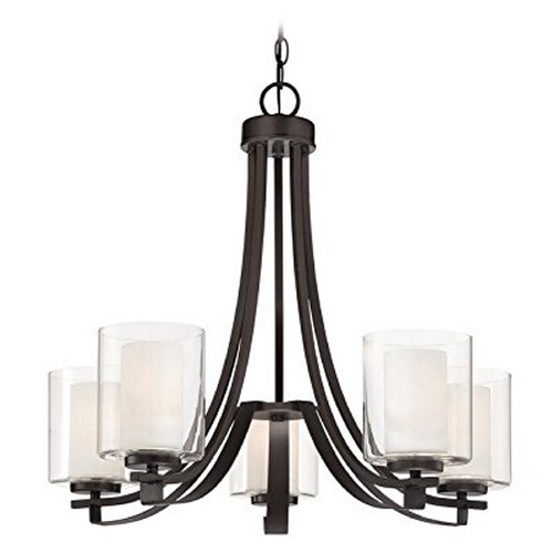 Minka Lavery Parsons Studio 5-Light Chandelier in Smoked Iron by Minka Lavery 4105-172