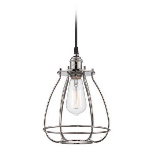 Nuvo Lighting Single-Light Mini Pendant in Polished Nickel by Nuvo Lighting 60/5401