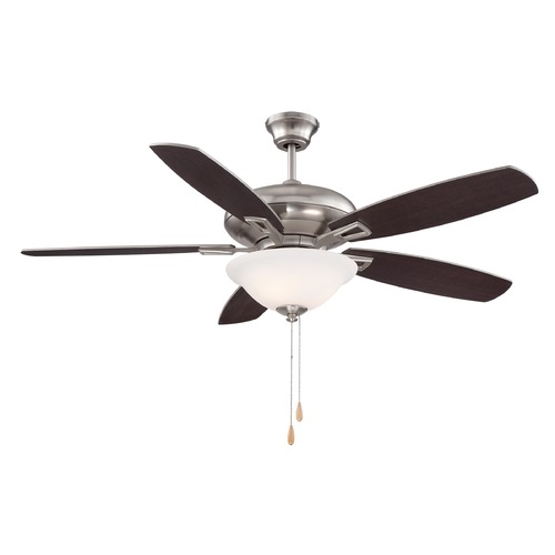 Savoy House Mystique 52-Inch Ceiling Fan in Satin Nickel by Savoy House 52-831-5RV-SN