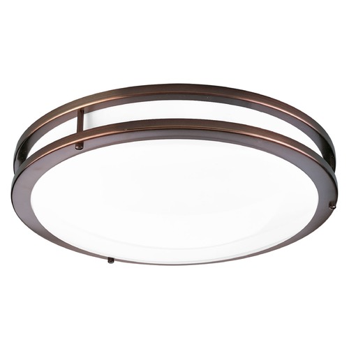 Progress Lighting 14-Inch LED Flush Mount in Urban Bronze by Progress Lighting P7253-17430K9