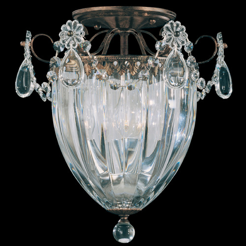 Schonbek Lighting Schonbek Worldwide Lighting Bagatelle Heirloom Bronze Semi-Flushmount Light 1242-76R