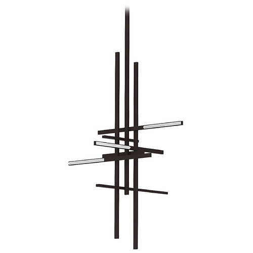 Visual Comfort Modern Collection Cityscape XL LED Pendant in Bronze by Visual Comfort Modern SLPD56327CCBZ