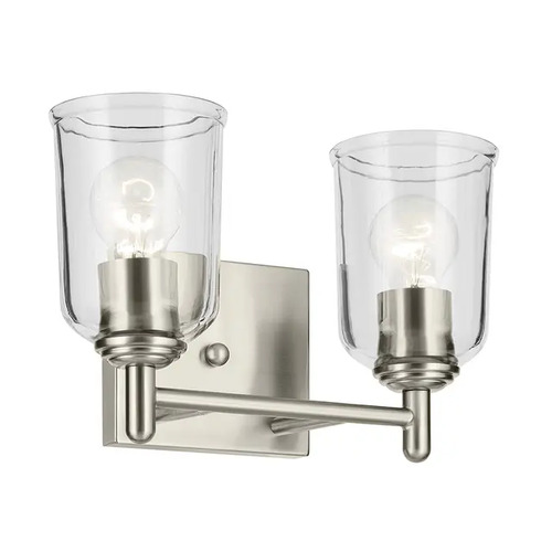 Kichler Lighting Kichler Lighting Shailene Brushed Nickel Bathroom Light 45573NICLR