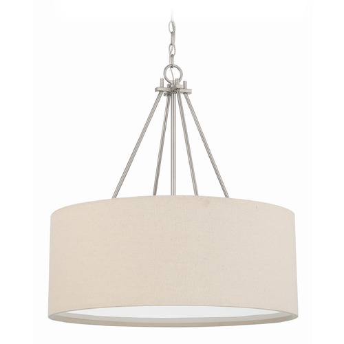 Craftmade Lighting Duke Brushed Polished Nickel Pendant by Craftmade Lighting 56594-BNK