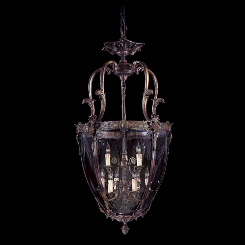 Metropolitan Lighting Pendant with Clear Glass in Antique Bronze Patina by Metropolitan Lighting N9201