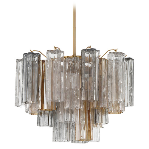 Crystorama Lighting Crystorama Lighting Addis Aged Brass Chandelier ADD-306-AG-AU