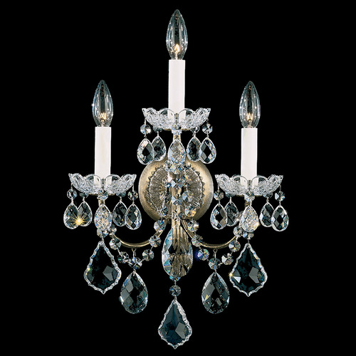 Schonbek Lighting Schonbek Worldwide Lighting New Orleans Etruscan Gold Sconce 3652-23R