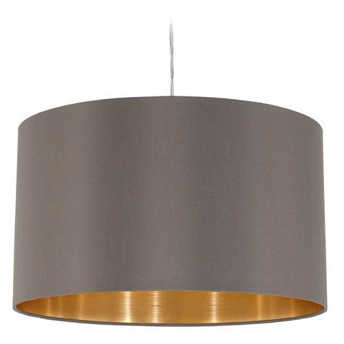 Eglo Lighting Maserlo Satin Nickel Pendant by Eglo Lighting 31603A