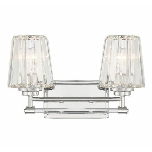 Savoy House Garnet 2-Light Bath Light in Polished Nickel by Savoy House 8-6001-2-109