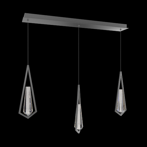 Schonbek Beyond Devotion 40-In LED 3-Light Pendant in Satin Nickel by Schonbek Beyond BPD66203L-SN