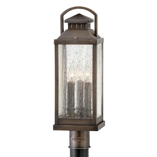 Hinkley Revere Blackened Brass Post Light by Hinkley Lighting 1181BLB