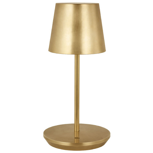 Visual Comfort Modern Collection Nevis Rechargeable LED Accent Lamp in Brass by VC Modern SLTB53127HAB