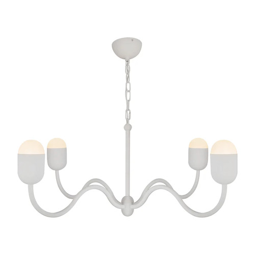 Alora Lighting Alora Lighting Effie Antique White Chandelier CH558439AWOP