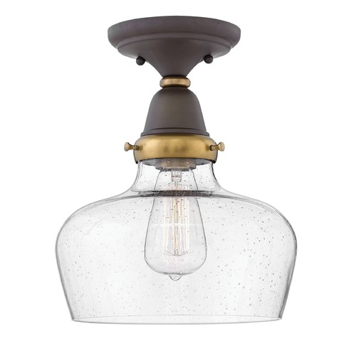 Hinkley Academy 10-Inch Semi-Flush Mount Oil Rubbed Bronze by Hinkley Lighting 67012OZ