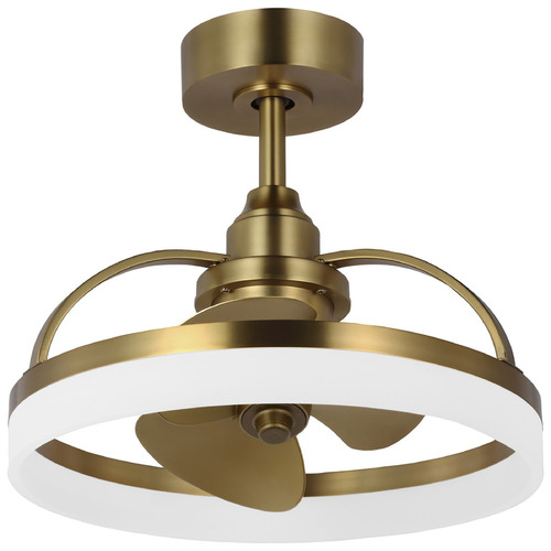 Progress Lighting Progress Lighting Shear Brushed Bronze LED Ceiling Fan with Light P250115-109-30