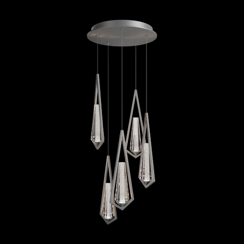 Schonbek Beyond Devotion LED 5-Light Pendant in Satin Nickel by Schonbek Beyond BPD66205-SN